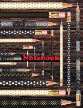 Notebook: Pencils Kingdom 52 Notebook; Lined Notebook Journal, Ruled notebook college - 120 Pages - Large (8.5 x 11 inches)