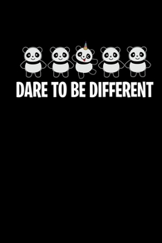 Notizbuch: Panda Einhorn Farbenfroh Pandicorn S�� Geschenk 120 Seiten, 6X9 (Ca. A5), Karomuster