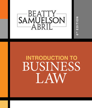 Product Bundle Bundle: Introduction to Business Law, 6th + Mindtap Business Law, 1 Term (6 Months) Printed Access Card Book