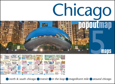 Map Chicago Popout Map Book