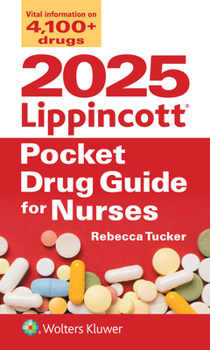 Paperback 2025 Lippincott Pocket Drug Guide for Nurses Book