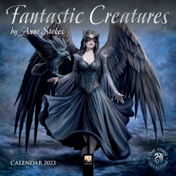 Calendar Anne Stokes: Fantastic Creatures Mini Wall Calendar 2023 (Art Calendar) Book