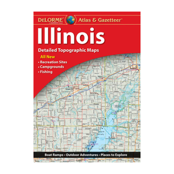 Paperback Delorme Atlas & Gazetteer: Illinois Book