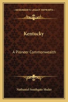 Paperback Kentucky: A Pioneer Commonwealth Book