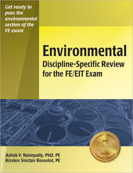 Paperback Environmental Discipline-Specific Review for the FE/EIT Exam Book