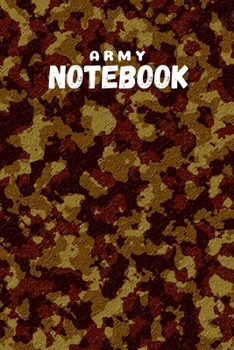 Army | Notebook: Army gifts for soldiers and army lovers and men and women | Lined notebook/journal/logbook