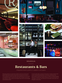 Paperback Brandlife: Restaurants & Bars: Integrated Brand Systems in Graphics and Space Book