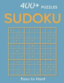 Paperback 400+ Large Print Sudoku Puzzles Easy to Hard: Sudoku Puzzle Book for Adults Book