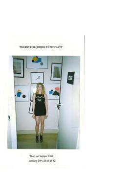 Paperback Thanks For Coming To My Party: January 30th, 2016 Book