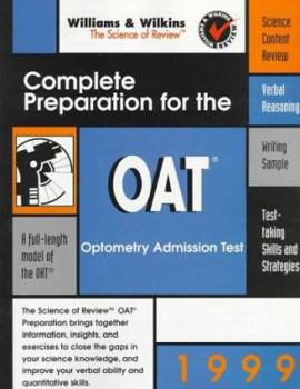 Paperback Complete Preparation for the Oat: 1999 Edition Book