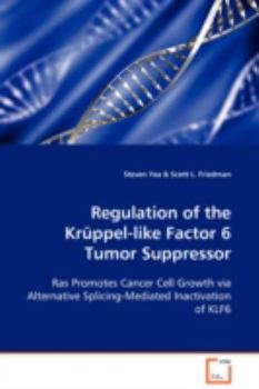 Regulation of the Krüppel-like Factor 6 Tumor Suppressor: Ras Promotes Cancer Cell Growth via Alternative Splicing-Mediated Inactivation of KLF6