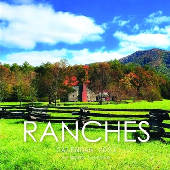Paperback Ranches Calendar 2021: 16 Month Calendar Book
