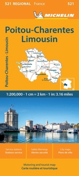 Loose Leaf France; Poitou-Charentes Map 521 Book