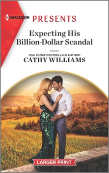 Mass Market Paperback Expecting His Billion-Dollar Scandal [Large Print] Book