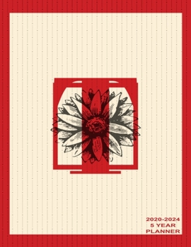 T 2020-2024 5 Year Planner: Beautiful Letter T Monogram 2020-2024 Daily, Monthly, Organizer, Appointment Scheduler, Personal Journal, Logbook, 60 Months Planner Calendar.