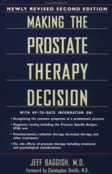 Paperback Making the Prostate Therapy Decision Book