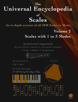 Paperback The Universal Encyclopedia of Scales Volume 2: Scales with 1 to 3 modes Book