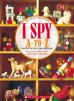 Hardcover I Spy A to Z: A Book of Picture Riddles Book