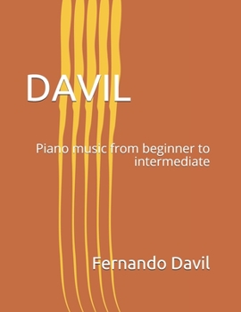 Paperback Davil: Piano music from beginner to intermediate Book