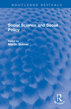 Hardcover Social Science and Social Policy Book