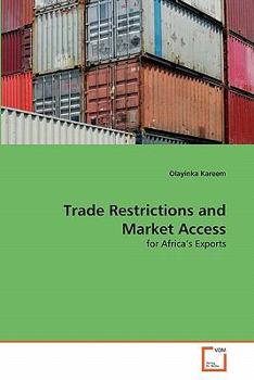 Paperback Trade Restrictions and Market Access Book