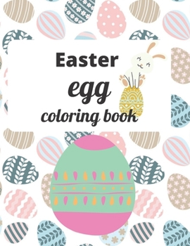 Paperback Easter egg coloring book: A Coloring Book of 35 Unique Easter egg Coe Stress relief Book Designs Paperback Book