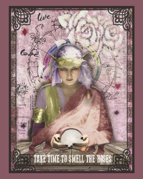 Tarot Journal: Dot Grid Pages for Sketching Tarot Spreads & Unlined Pages for Comments  - 150 Page Journal - 8x10" (20.3x25.4 cm) - Mauve Cover (Tarot Diary)