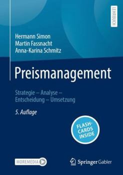 Hardcover Preismanagement: Strategie – Analyse – Entscheidung – Umsetzung (German Edition) [German] Book