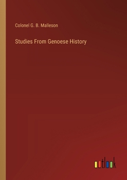 Paperback Studies From Genoese History Book