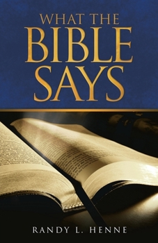 Paperback What the Bible Says Book