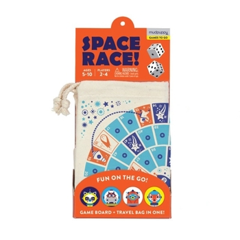 Board Game Space Race! Travel Game Book