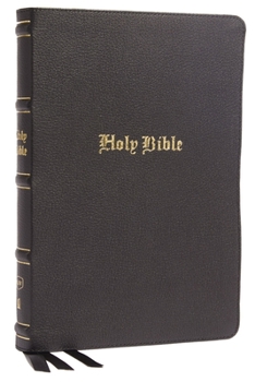 Leather Bound KJV Holy Bible: Large Print Thinline, Black Genuine Leather, Red Letter, Comfort Print: King James Version [Large Print] Book