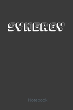 Paperback SYNERGY notebook: Get it! With this lined notebook great gift for the side hustler Book