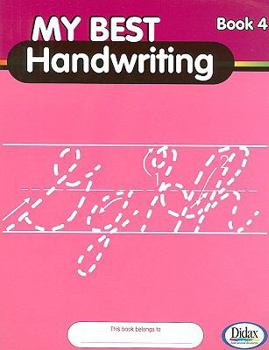 Paperback My Best Handwriting, Book 4: Cursive Book