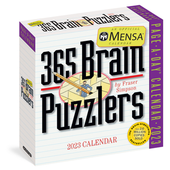 Calendar Mensa 365 Brain Puzzlers Page-A-Day Calendar 2023: Word Puzzles, Logic Challenges, Number Problems, and More Book