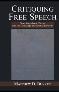Hardcover Critiquing Free Speech Book