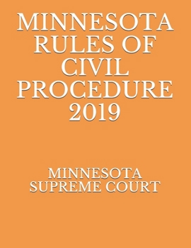 Paperback Minnesota Rules of Civil Procedure 2019 Book