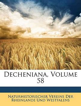 Paperback Decheniana, Volume 58 [German] Book