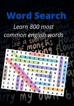 Paperback Search Word: Learn 800 most common english words Book