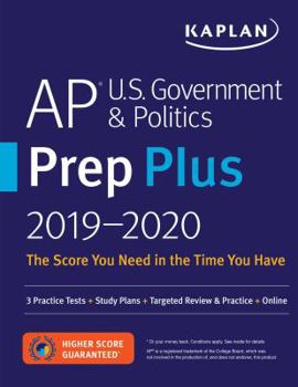 Paperback AP U.S. Government & Politics Prep Plus 2019-2020: 3 Practice Tests + Study Plans + Targeted Review & Practice + Online Book