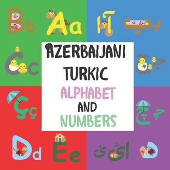 Paperback Azerbaijani Turkic Alphabet and Numbers Book