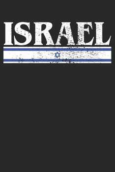 Notebook: Israel Vintage Dot Grid 6x9 120 Pages