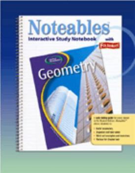 Paperback Glencoe Geometry, Noteables: Interactive Study Notebook with Foldables Book