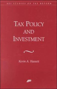 Paperback Tax Policy and Investment Book