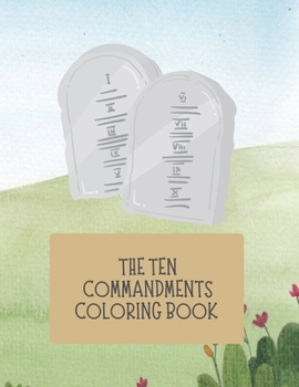 Paperback The Ten Commandments Coloring Book