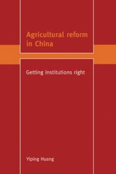 Hardcover Agricultural Reform in China Book