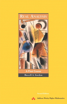 Paperback Real Analysis: A First Course Book