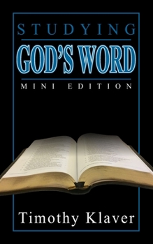 Paperback Studying God's Word: Mini Edition Book