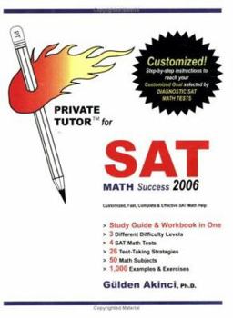 Paperback Private Tutor for SAT Math Success 2006 Book