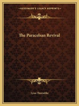 Paperback The Paracelsan Revival Book